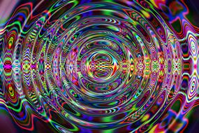 rainbow water waves