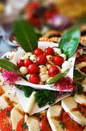 tomato and mozzarella appetizer