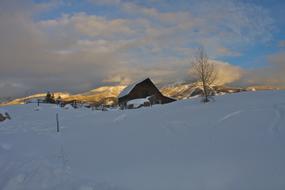 Barn Steamboat Snow