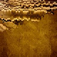 scrapbooking paper golden drawing