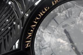 Singapore Clock Seiko close-up
