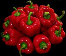 Large red peppers