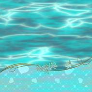background scrapbooking paper blue water