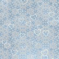 background scrapbooking paper hearts blue butterfly