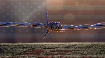 barbed wire iron knot