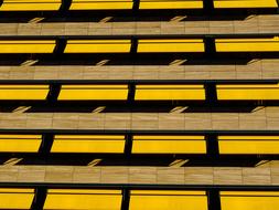 yellow Awning Sun Protection Facade