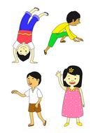 funny drawing of people