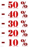sale sales discounts 50 percent