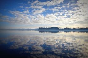 Lake Sky Clouds