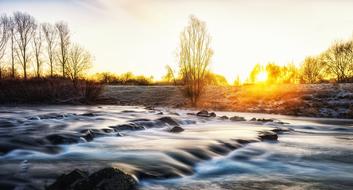 Sunrise over River