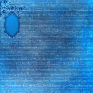 blue vintage paper