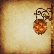 scrapbooking paper gold drawing