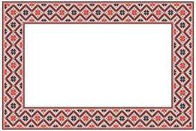 ornamental decorative floral frame