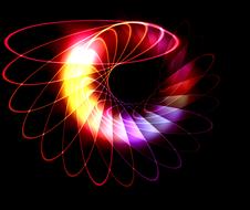 background abstract decorative fire drawing