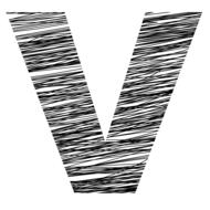 letter of the alphabet to the letter v