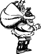 bag christmas comic characters