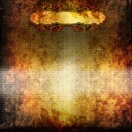 background scrapbooking paper gold fire decorative