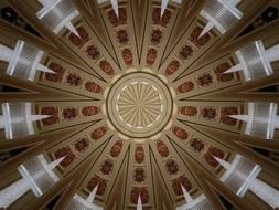abstract image reflection roof