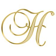 alphabet letter initial h drawing