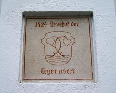 Building Ornaments on a white facade close up