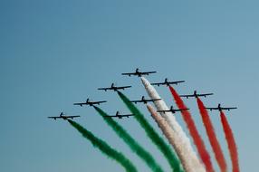 Tricolor Arrows Military Airshow