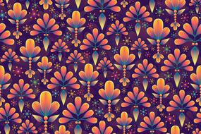 abstract background floral pattern colors
