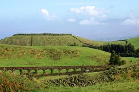 Azores Vulcano Crater view