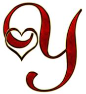 alphabet letter heart y red heart