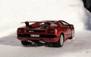 Model of Car Lamborghini Diablo