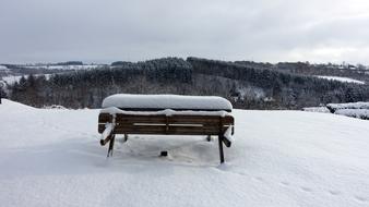 Snow White Winter Landscape