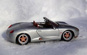 silver sports car model