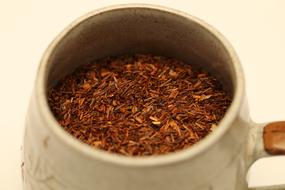 tea herbs in a mug