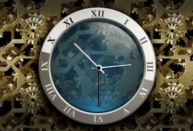 clock movement time drawing
