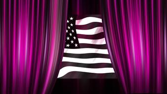 usa curtain stage theater
