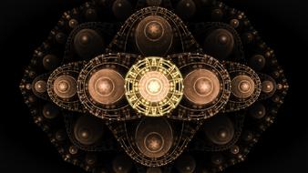 drawing of fractal design pattern fantasy