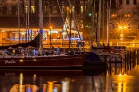 Flensburg Port Winter Sailing