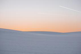 white sand by the sun