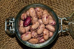healthy beans on a plate