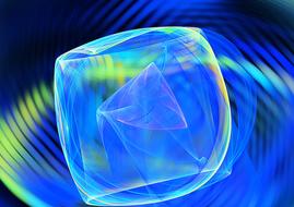 crystal fractal background