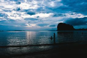 evening sea view