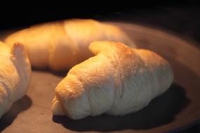 sweet pastries croissants