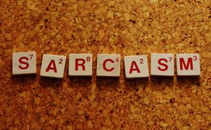Sarcasm Word Letters