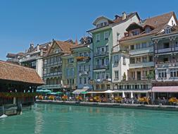 resort town is bright