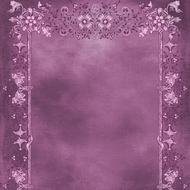 drawing of violet scrapbooking paper
