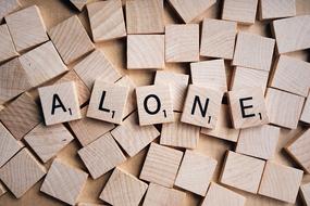 Alone Lonely Word