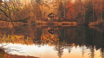 excellent Autumn Fall Cottage