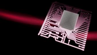 processor chip board background drawing