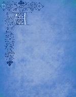 blue flowers scrapbooking texture drawing