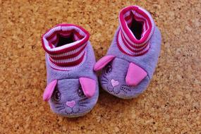 Pink and purple Baby Shoes for Girl