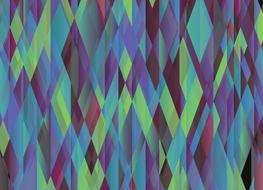 geometric pattern blue green violet